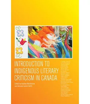 Introduction to Indigenous Literary Criticism in Canada