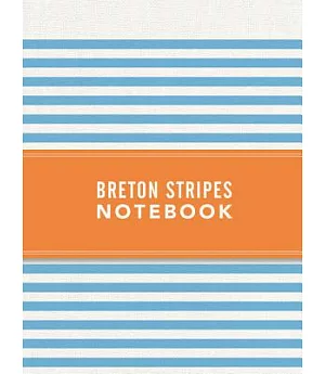 Breton Stripes Notebook - Sky Blue