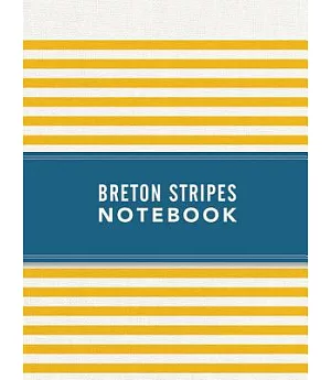 Breton Stripes Notebook - Sunny Yellow