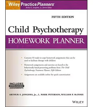 Child Psychotherapy Homework Planner