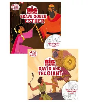 Brave Queen Esther / David and the Giant: Flip-Over Book