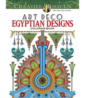 Creative Haven Art Deco Egyptian Designs Coloring Book