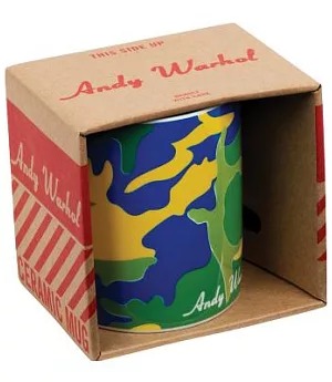 Andy Warhol Green Camouflage Mug