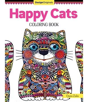 Happy Cats Coloring Book