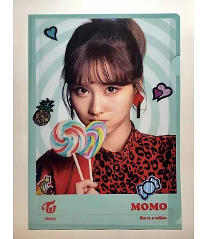 韓國KPOP週邊 TWICE A4資料夾 - Momo (Candy Pop版)