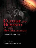 Culture And Humanity In The New Millennium:The Future of Human Values