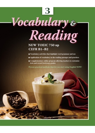 大專用書：Vocabulary & Reading 3 (書+CD)