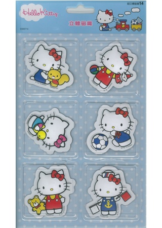 Hello Kitty 超立體磁鐵14(限台灣)