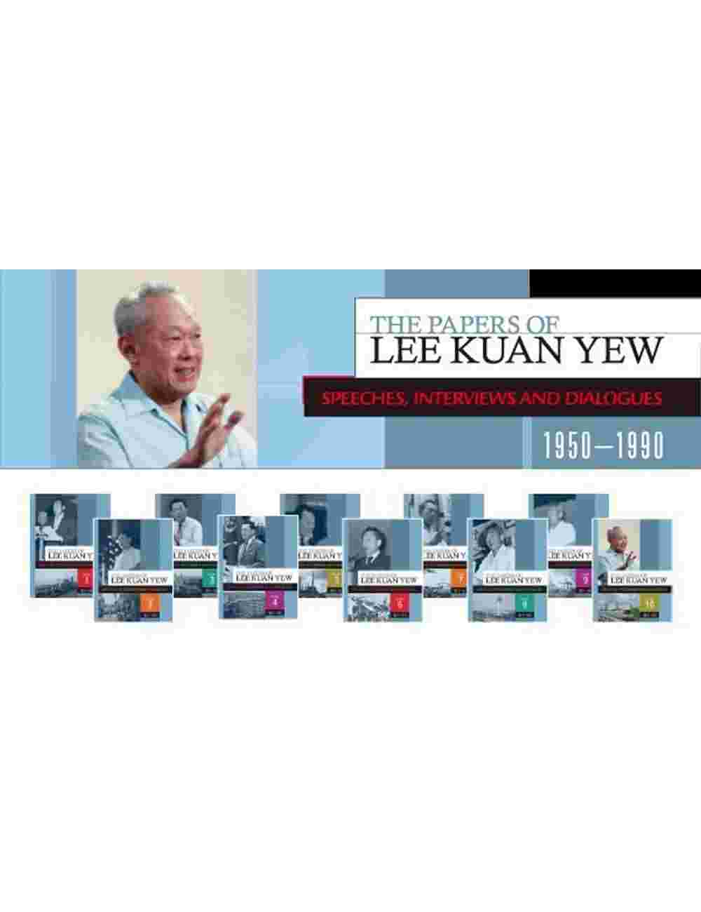 The Papers of Lee Kuan Yew: Speeches, Interviews and Dialogues (1950-1990)-10 Vols/Set