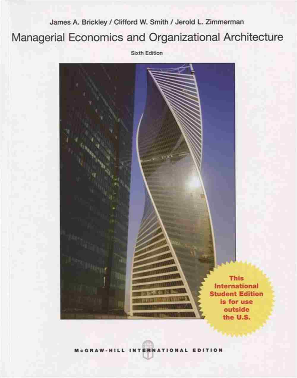Managerial Economics and Organizational Architecture(六版)