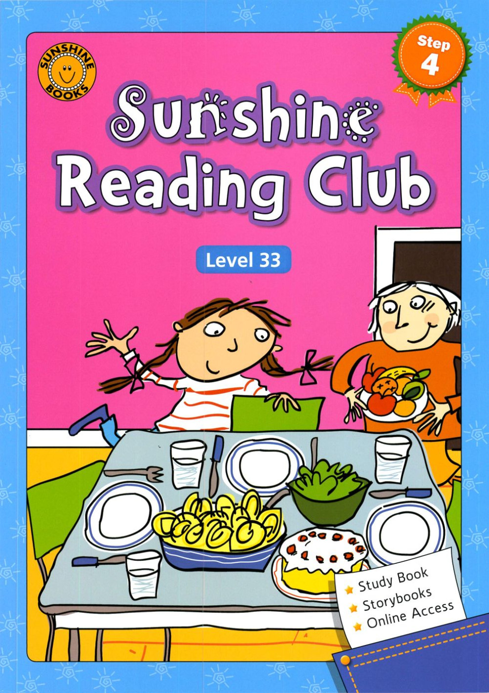 Sunshine Reading Club Level 33 Study Book with Storybooks and Online Access Code