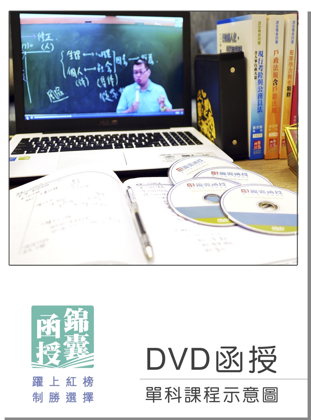 DVD函授 憲法：單科課程(108版)