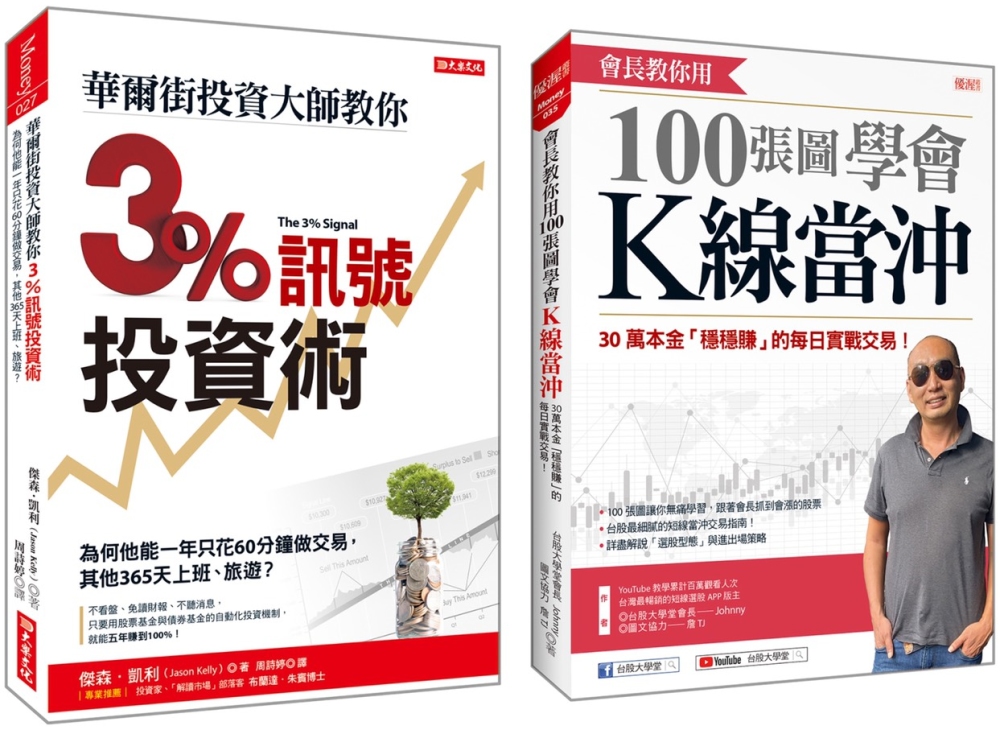 華爾街投資大師教你3%訊號投資術 + 會長教你用100張圖學會K線當沖