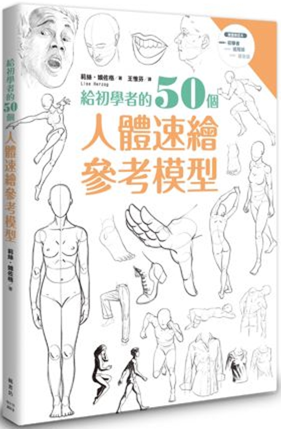 給初學者的50個人體速繪參考模型