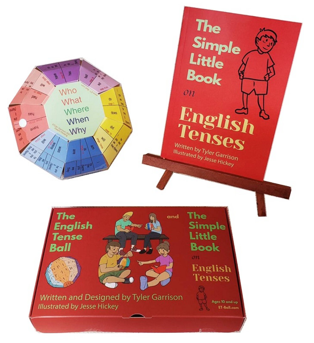 The English Tense Ball and The Simple Little Book on English Tenses(書+教具盒組)