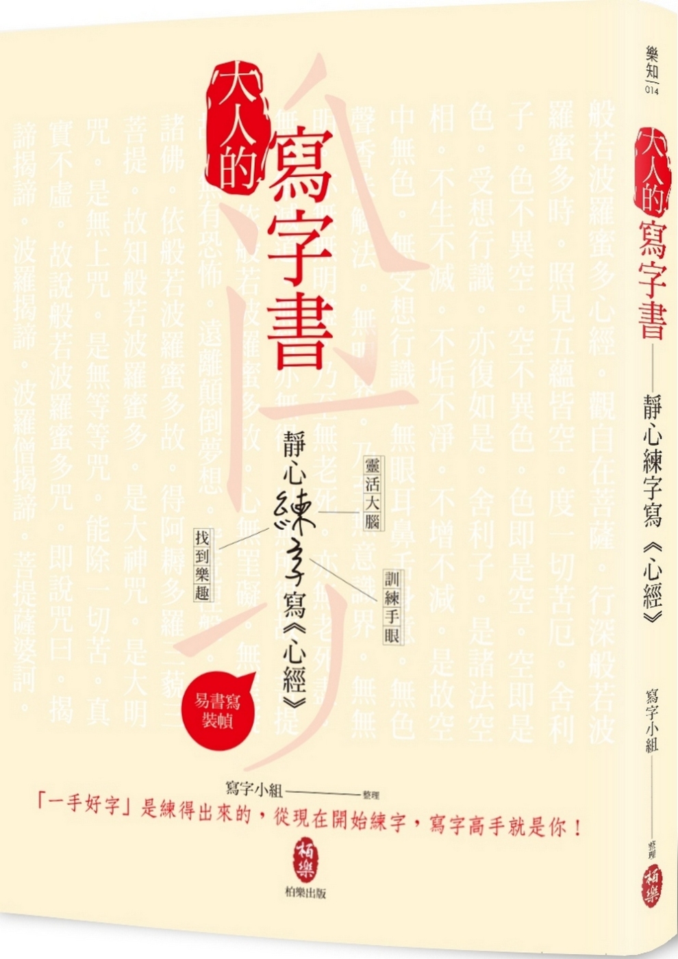 大人的寫字書  靜心練字寫《心經》