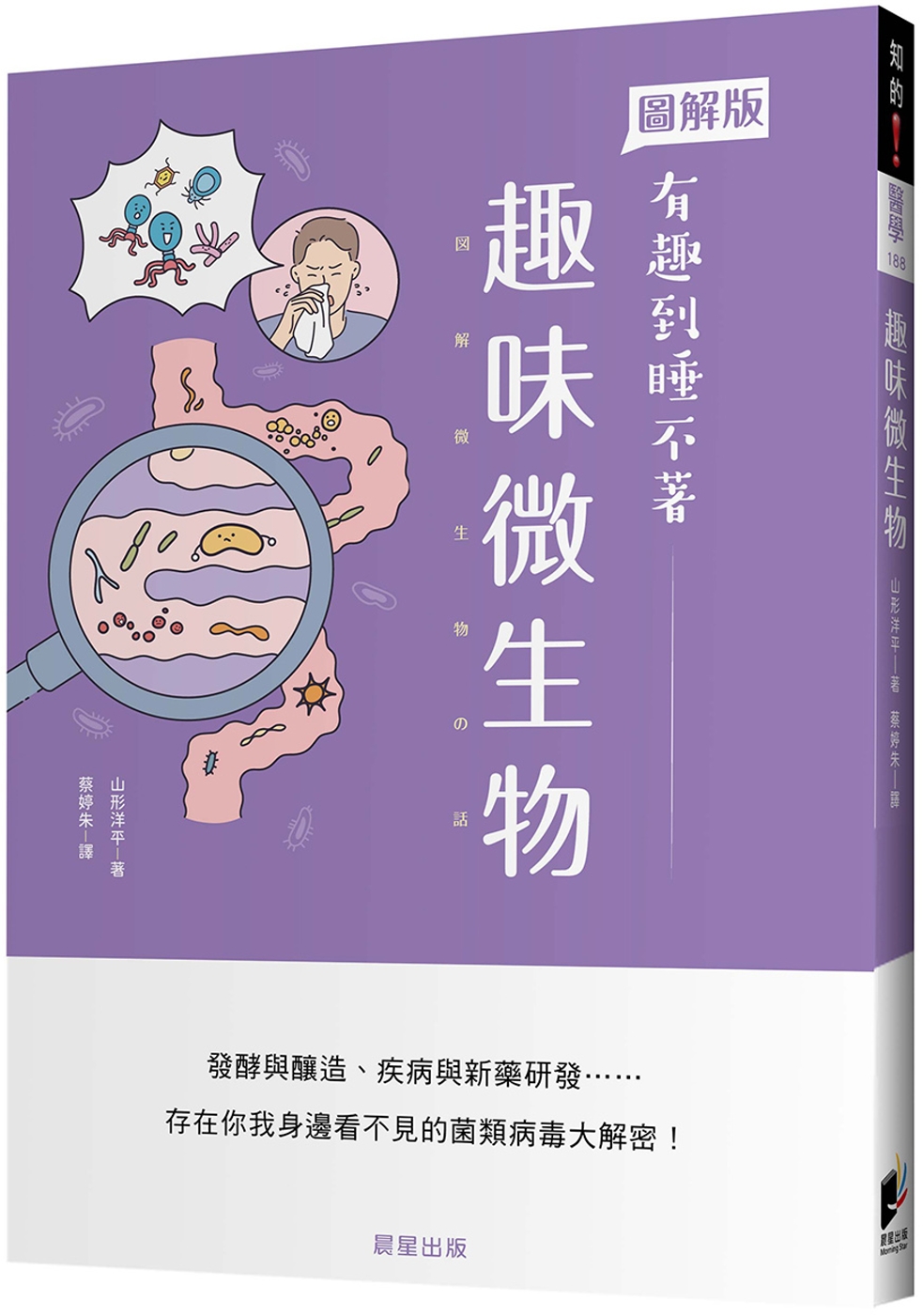 趣味微生物：發酵與釀造、疾病與新藥研發……存在你我身邊看不見的菌類病毒大解密！