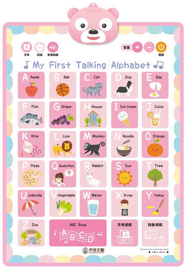 My First Talking alphabet有聲掛圖