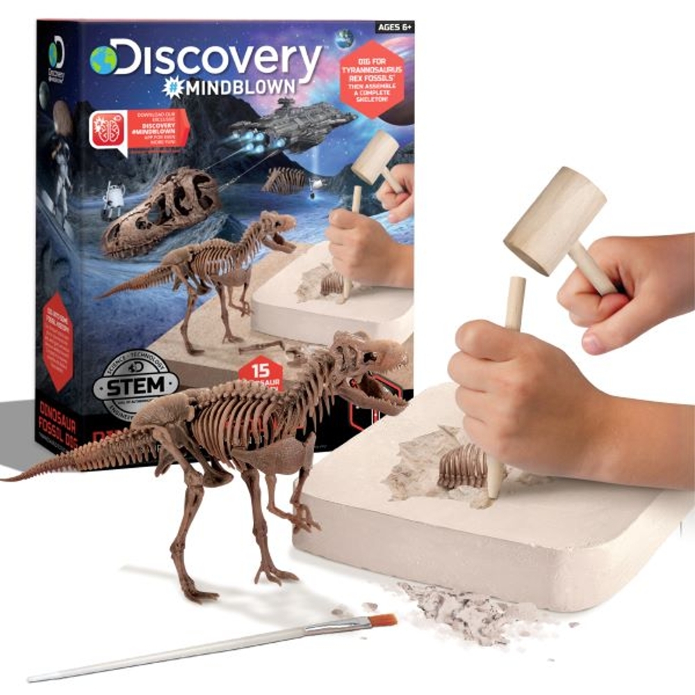 Discovery 恐龍化石挖掘套組：霸王龍立體拼圖
