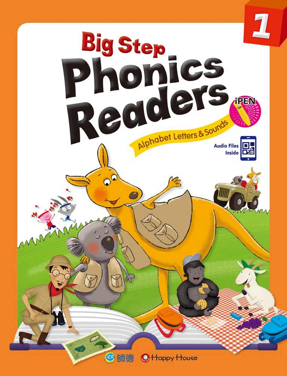 Big Step Phonics Readers 1 (附全書音檔 QR CODE) (支援iPEN點讀筆)