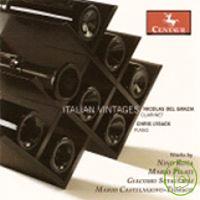 Nicolas del Grazia / Italian Vintages: Works for Clarinet & Piano