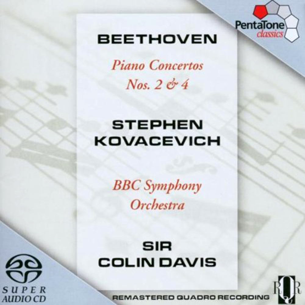 Beethoven: Piano Concerto No.2 & No.4 / Stephen Kovacevich, Sir Colin Davis cond. BBC Symphony Orchestra (SACD)