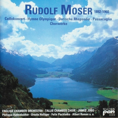 Rudolf Moser : Cellokonzert Nr.2 / Felix Pachlatko , Kleiner Konzertchor , Albert Roman , Philippe Huttenlocher , Ursula