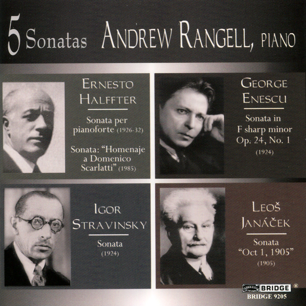 安德魯‧蘭吉爾演奏五首鋼琴奏鳴曲 (CD)