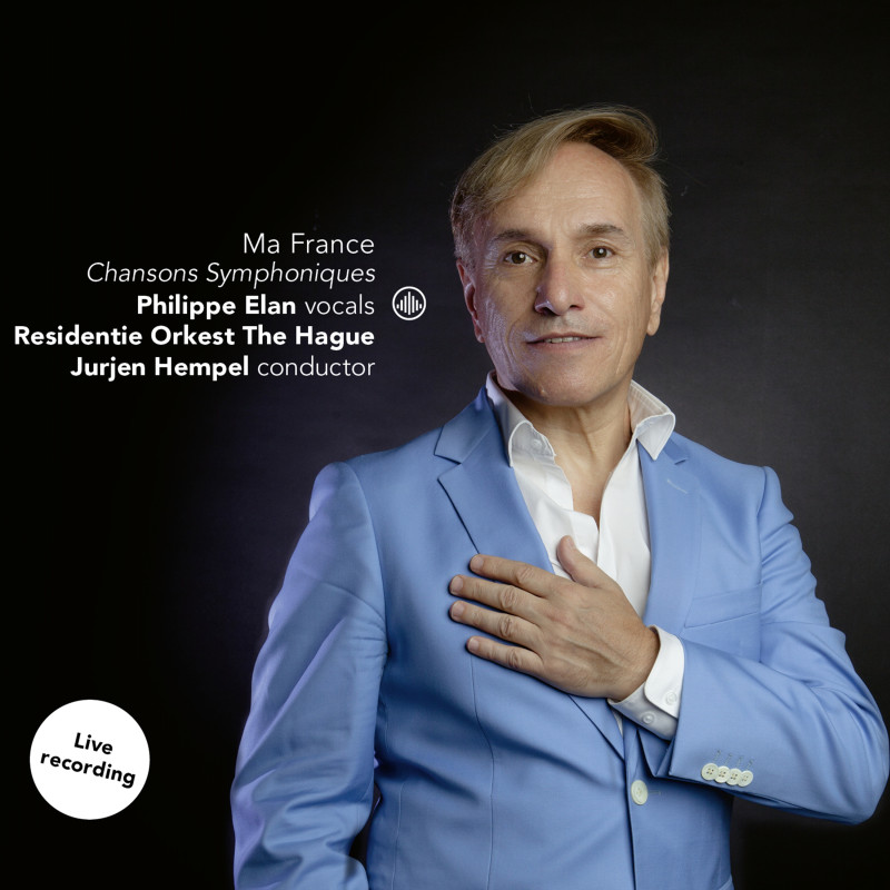 法國香頌巨星Philippe Elan / 以管弦樂團伴奏的法國香頌 (實況錄音)