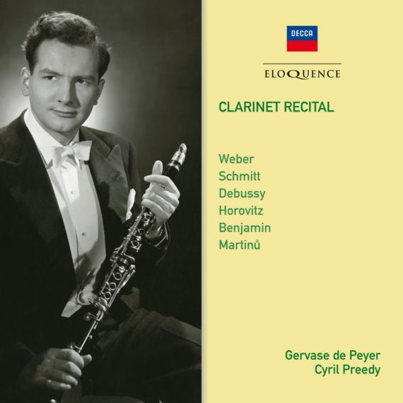 單簧管大師Gervase de Peyer首次CD發行的珍貴錄音