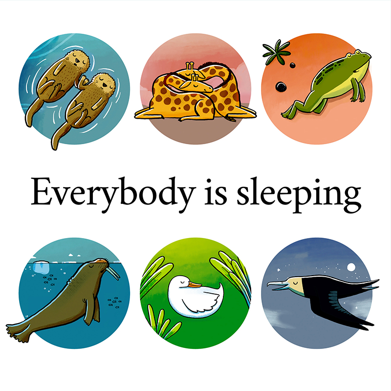 Everybody is sleeping英語有聲繪本 (電子書)