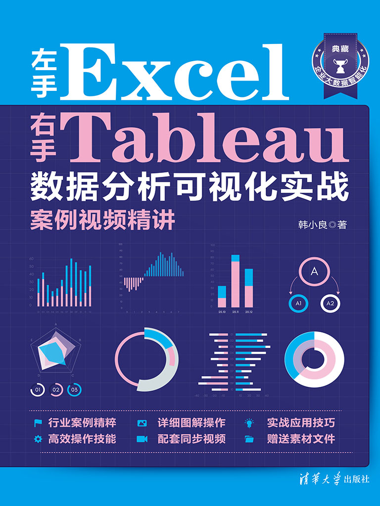 左手Excel右手Tableau資料分析視覺化實戰案例視頻精講 (電子書)