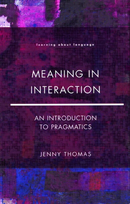 Meaning in Interaction