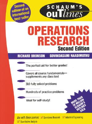 Schaum’s Outline of Theory and Problems of Operations Research