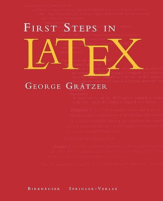 First Steps in Latex