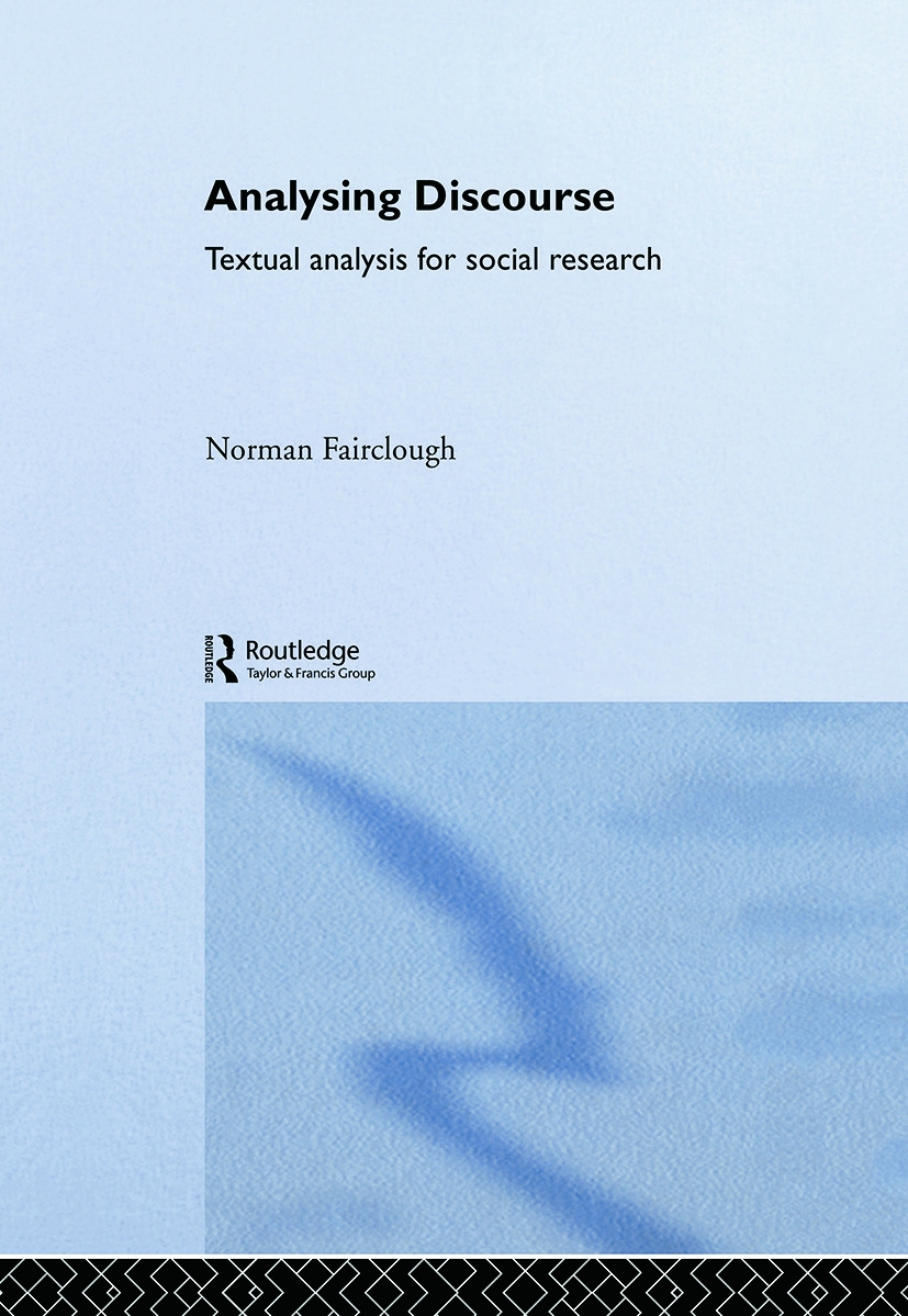 Analyzing Discourse: Textual Analysis for Social Research