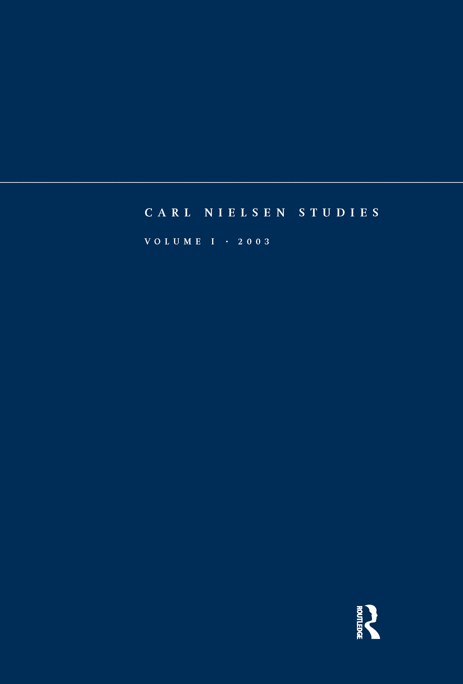 Carl Nielsen Studies 2003