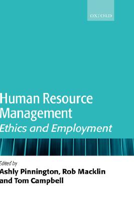 Human Resource Management: Ethics And Employment