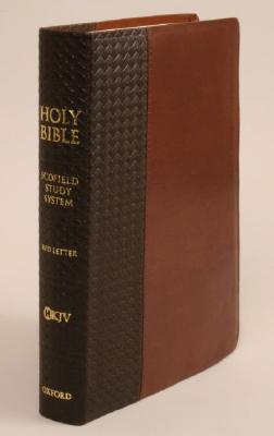 The Scofieldstudy Bible III: New King James Version, Brown/tan Bonded Leather Basketweave