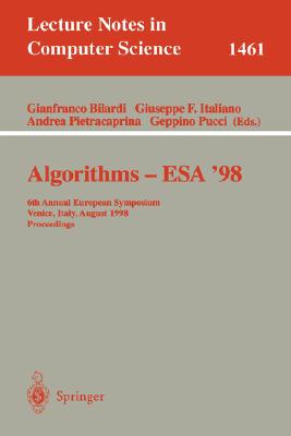 Algorithms-Esa ’98: 6th Annual European Symposium, Venice, Italy, August 24-26, 1998 : Proceedings