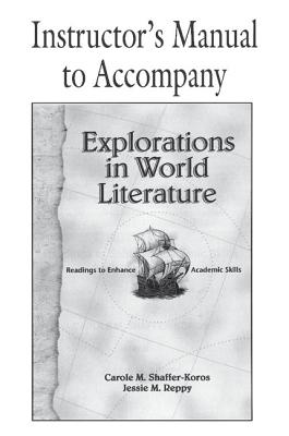 Explorations in World Literature: Readings to Enhance Academic Skills