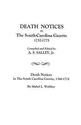 Death Notices in the South-Carolina Gazette 1732-1775/Death Notices in the South Carolina Gazette, 1766-1774