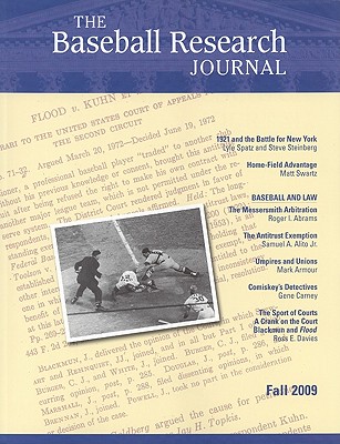 The Baseball Research Journal: Fall 2009