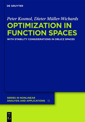 Optimization in Function Spaces: With Stability Considerations in Orlicz Spaces