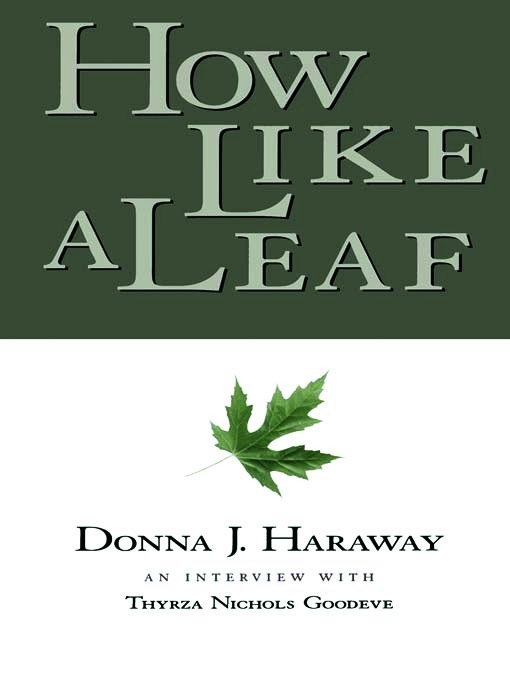 How Like a Leaf: An Interview With Thyrza Nichols Goodeve