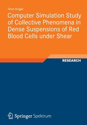 Computer Simulation Study of Collective Phenomena in Dense Suspensions of Red Blood Cells Under Shear