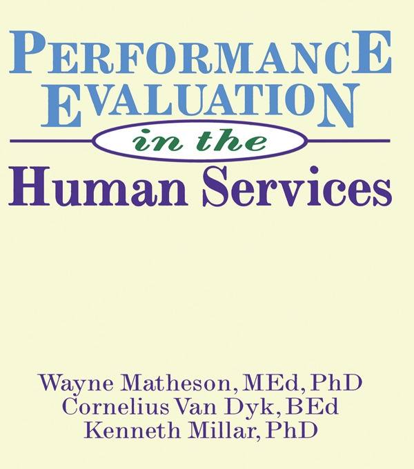 Performance Evaluation in the Human Services