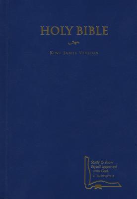 Holy Bible: King James Version, Blue Drill Pew