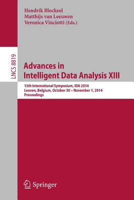 Advances in Intelligent Data Analysis: 13th International Symposium Ida 2014 Leuven, Belgium October 30-november 1 2014 Proceedi