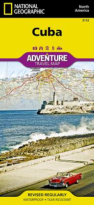 National Geographic Adventure Map Cuba North America